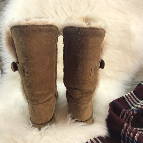 Xhiliration Ugg type fur boots size 5/6 - Picture 3 of 3